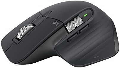Logitech MX Master 3S Performance Wireless Mouse - Graphite With Bolt Reciever