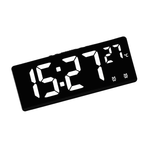 家庭やオフィス用の温度やカレンダーを含む複数の機能を備えた革新的な目覚まし時計、読みやすい目覚まし時計