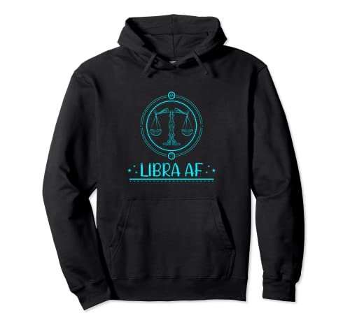 Libra Zodiac Sign Stars September October Birthday Sudadera con Capucha