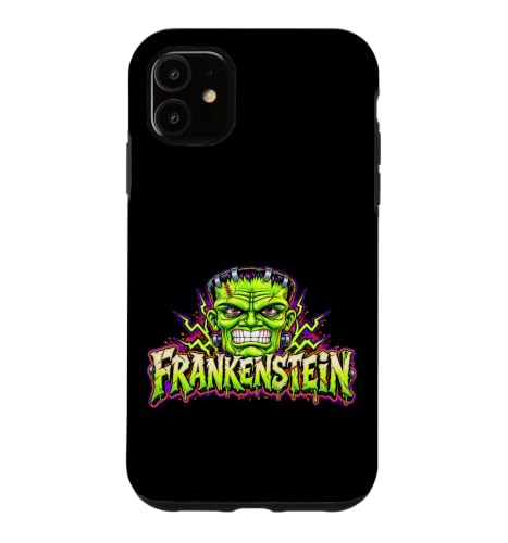 Image of Frankenstein Monster Vintage Halloween Classic Horror Case for iPhone 11