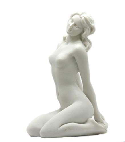 Akt Nackte Frau, Sexy, Weibliche, Erotische Kunst, Alabasterfigur, Statue, Skulptur 20 cm