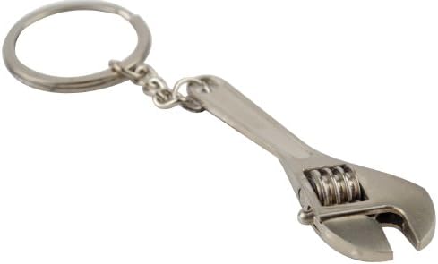 HOPA New Gift Key Chains Keychain Keyfob Keyring Wrench Adjustable 3D Metal Tool image 3