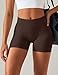OLCHEE Womens Workout Shorts Seamless Scrunch Butt Lifting 3 Pack Yoga Gym Athletic High Waisted Tummy Control Booty 4.1