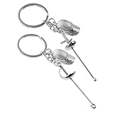 Beaupretty Llavero De Espada Pesada Para Esgrima Llavero Deportivo Florete Para Recuerdo Deportivo Para Bolso y Mochila