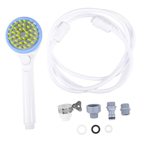 BUGUUYO 2 Piezas De Ducha Para Mascotas Pulverizador De Ducha Para Perros Cepillo De Masaje Para Cachorros Túnel Y Tienda De Campaña Para Gatos Pulverizador De Ducha Para Cachorros