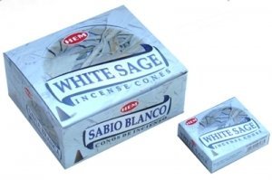 HEMWhite Sage Cones (12/Box)