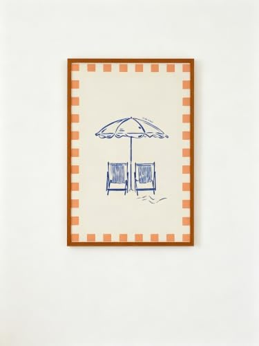 Affiche de transat Rumlly pour habiller un mur vide avec une décoration de natation