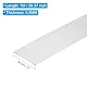 PATIKIL 2in x 39.4in Aluminiumblech, 1 Stück Aluminiumblechrolle Dach Aluminiumblechstreifen Blechrolle 0,5 mm Unterlegscheibe für Dächer Dachrinnen Tür Fenster Maschinenreparatur Handwerk