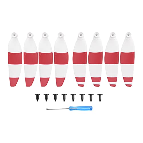 Szwaldaper 8PCS �����p�v���y�� �h���[�� �y�� 4726 �v���y�� �u���[�h �A�N�Z�T���[ �E�B���O �t�@�� �X�y�A�p�[�c DJI�p�AMavic�p�AMINI�p �h���[���u���[�h�v���y��(8PCS Red)