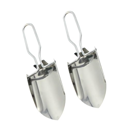 VINTORKY 2piezas Herramientas De Jardinería Espátulas Inoxidable Pala para Plantar Flores Kit De Herramientas Manuales