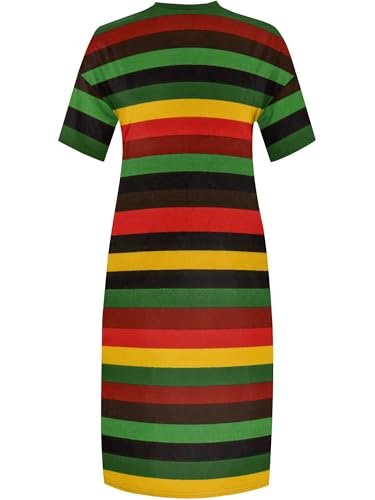 Image of SUZONANA Plus Size Dresses for Curvy Women African Print American Dress Summer Outfits Casual Loose with Pocket