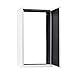 Copricaldaia Verniciato Bianco-Sabbia 80X45X33 Cm.Coibentato Caldaia Boiler Scaldabagno - 3