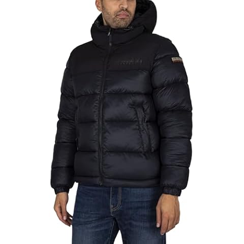 Napapijri Men's Hornelen Puffer Jacket, Black, XXL Cover