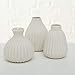 Produktbild 3er-Set Vasen 'Esko' Porzellan weiß