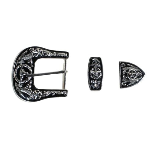 Ekoama Dark Themed Metal Vintage Belt Buckle Fashion Accessory for Versatile Daily Wear and Outdoor Activities