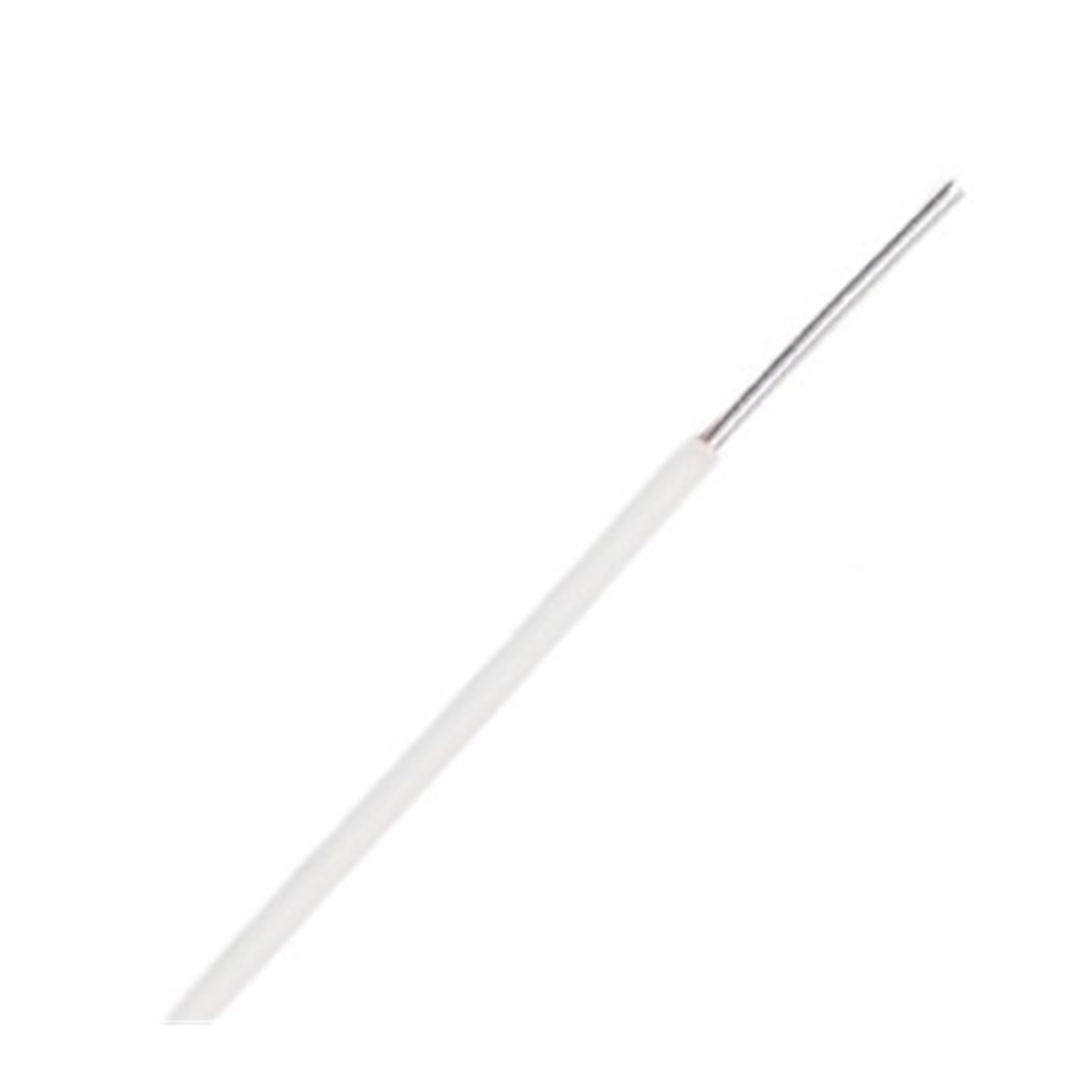 Cable De Cobre PTFE 5/10/20/30/50/100/200/300/500M UL1423 36/34/32/30/28/26/24 AWG PVDF Chapado En Plata Un Solo Núcleo Micro Fino Alta Temperatura(White 300m,28AWG)