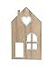 Spetebo Holz Häuser zum Dekorieren - 16erSet - DIY Kreativset zum Basteln - Weihnachtsdeko Winterdeko Weihnachtsdorf Deko