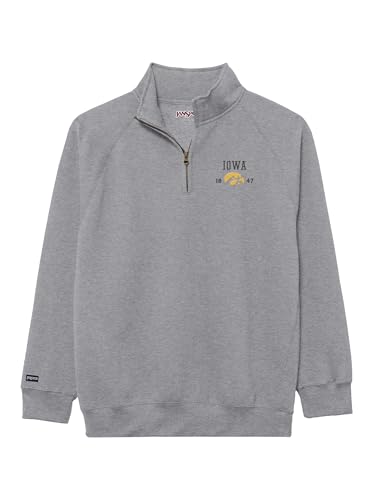 Image of JanSport Unisex Adult NCAA Officially Licensed Rival Long Sleeve Stand-Up Collar Quarter Zip Sweatshirt