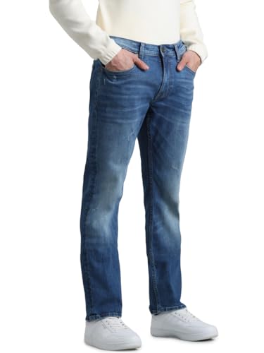 Image of JACK & JONES Men's Regular Fit Jeans | Mid Rise | Jeans for Men