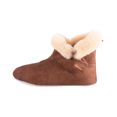 Shepherd Slipper Boot | Mariette, Antique/Cognac, 42