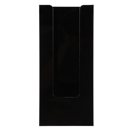 Porte-gobelets acrylique noir STOBAZA pour rangement de tasses à café de bureau