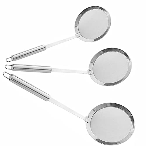 3 Pezzi Maglia Fine Schiumarola da Cucina, Colino