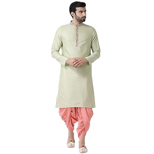 Kurta homme de qualité supérieure KISAH col mandarin coupe genou 40