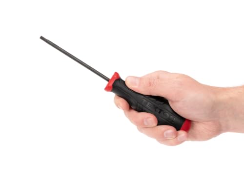 Image of TEKTON 4 mm Hex High-Torque Black Oxide Blade Screwdriver | DHX21040 | Made in USA