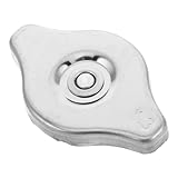 Cabilock Kühlerdeckel für Dirtbikes Kühlerstaubschutz universeller Kühlerdeckel Austausch des Tankdeckels Kühlerventilabdeckung Thermostat-Kühlerdeckel Rostfreier Stahl Silver