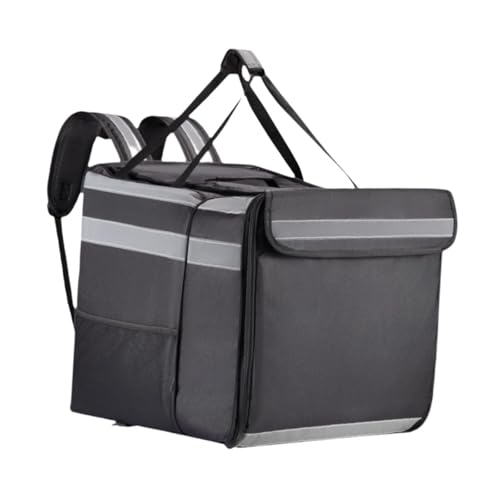 Ioensy Food Delivery Backpack Expandable Pizza Backpack for Carry Hot or Cold Food Large Capacity Thermal Delivery Bag for Outdoor