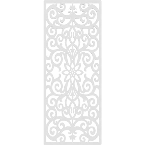 Image of 17 3 /8 inchW x 44 3 /8 inchH x 3 /8 inchT Buel Decorative Fretwork Wall Panels in Architectural Grade PVC