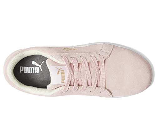 Image of Puma Safety Iconic Suede Women's Fiberglass Toe El Industrial Shoe, Pink Eh, 7.5