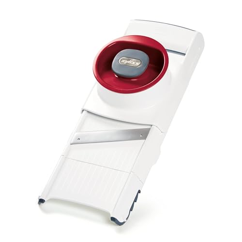 Zyliss Slicer - Food Cutter with Dishwasher Safe Blade & Pieces - Kitchen Tool for Easy & Effortless Slicing - Multipurpose Tool for Vegetables & More - 4-in-1 Slicer & Grater