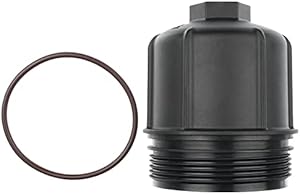 Engine Oil Filter Housing Cover Compatible with Audi A8 Quattro S6 S7 S8 2013-2018 V8 4.0L