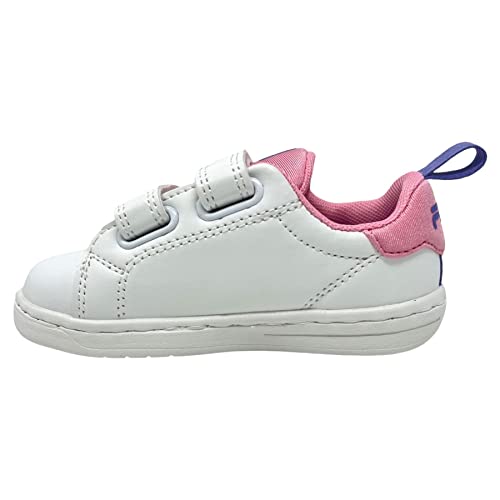 FILA Fila Crosscourt 2 Nt Velcro Tdl, Scarpe Da Ginnastica Unisex Bambini E Ragazzi, White Wild Rose, 26 EU