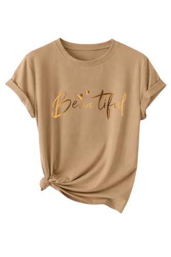 Image of Jawdrobe Women's Graphic Printed T-Shirt Soft Cotton Blend Tee for Everyday Style | Oversized Fit Half Sleeve Printed Round Neck T-Shirt for Women