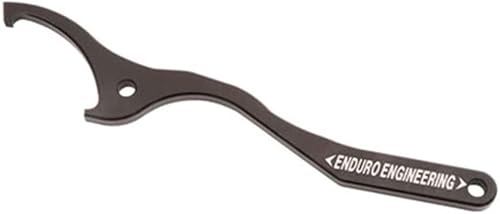 Enduro Engineering Llave inglesa de choque, se adapta a amortiguadores WP con un solo collar de plástico compatible con motocicletas KTM y Husqvarna