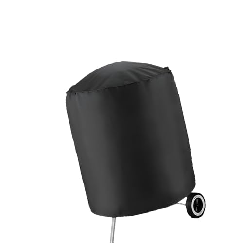 Itkcozcg Grillabdeckung für den Außenbereich, strapazierfähig, rund, wasserdicht, Ofenabdeckung