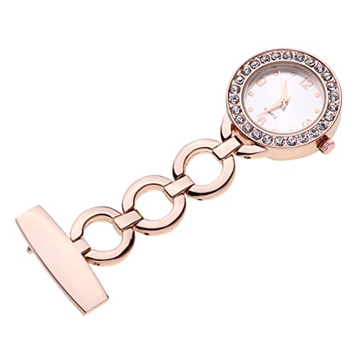 GAROZATION 1個 ドクターハンギングウォッチ クリスマスプレゼント display ナースワッチ present show 金 カラビナフォブウォッチ 授乳時計 デジタル時計 二 懐中