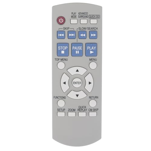 ALLIMITY Télécommande Compatible avec Panasonic DVD Player DVD-S1 DVD-S1S DVD S1 S1S