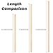 ANTETOK Wooden Coffee Stirrers - Coffee Stir Sticks 7.5 Inch,100pcs Disposable Birch Wood Coffee/Beverage Stirrers,Swizzle Drink Sticks,Coffee Bar Accessories