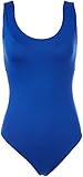 Danskin Damen Tank-Tanzanzug mit Gitterrücken - Blau - Large