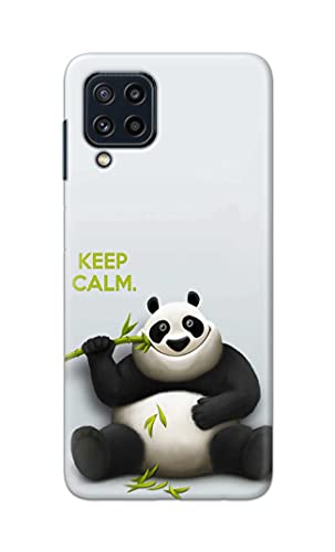 Image of PRINTFIDAA� Printed Hard Back Cover Case for Samsung Galaxy M32 4G | Samsung Galaxy M32 Prime Edition Back Cover (Cartoon Panda) -2808