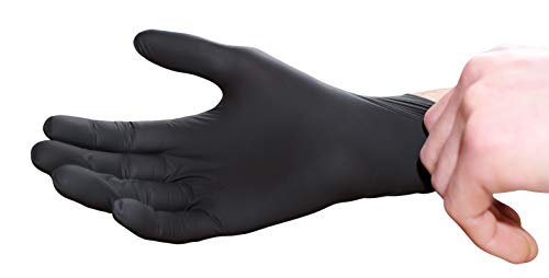 Medi-Inn+ Nitril black plus Einweghandschuhe GröÃe L | 100 Stück | Nitrilhandschuhe schwarz in praktischer Spenderbox | puderfrei & latexfrei – Bild 4