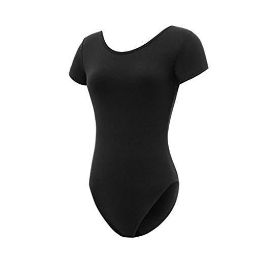 WYGH Femmes Justaucorps Bodysuit pour Danse Ballet Gymnastique Sport Mode Collant Cover