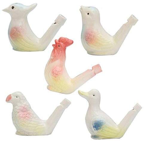 Shopping Shots Real Natural Birds Like Sounds Clay Bird Water Whistle Terracotta Couple Birds Children Toy Pack of 2 Birds (B09ZYP2HC1) Amazon Price History, Amazon Price Tracker
