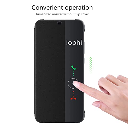 Cover Huawei P20 Lite,Smart View Flip Pelle