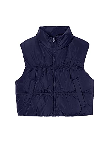 Image of SySea Women's Crop Puffer Vest Winter Zip Up Lightweight Sleeveless Warm Outerwear Padded Coat