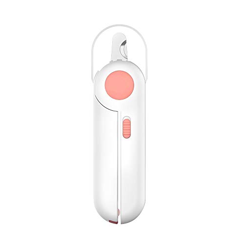 Illuminated Pet Nail Clipper Great for Cats & Dogs,Trimmer Grinder Grooming Tool Care Clipper for Petï¼Œ Features LED Light as a Nail Trapper