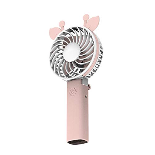 Mini-Ventilator mit Fruchtananas-Motiv, tragbar, Lithium-Akku, USB-Ladeventilator.